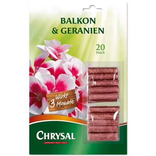 Chrysal 20 Düngestäbchen Balkonpflanzen