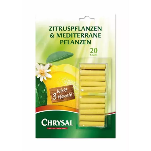 Chrysal 20 Düngestäbchen Zitrus